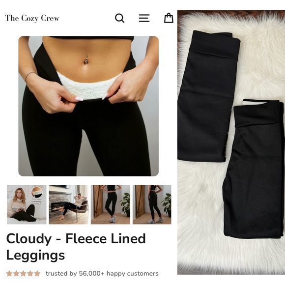 The Cozy Crew Fleece Leggings - Picture 1 of 13